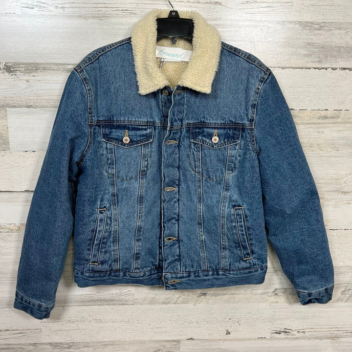 Denim Jacket- Sherpa – Forward Boutique
